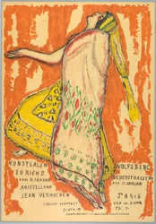Poster, Exhibition Jean Verhoeven, Art Salon Wolfburg, ca. 1915